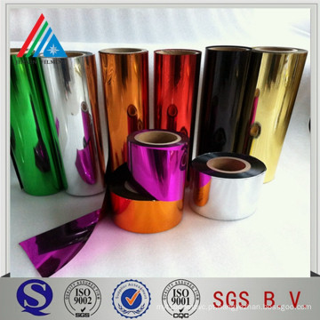 Metallic Polyester Silver Roll Films Met Pet Lamination Film